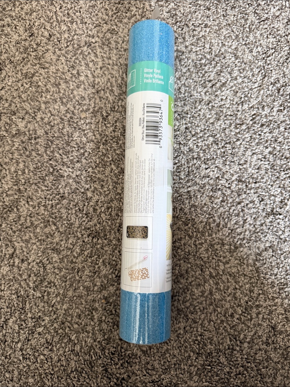 5/$35 Cricut Vinyl Roll. Glitter Blue. You Pick.